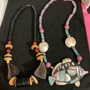 2 unique necklaces
